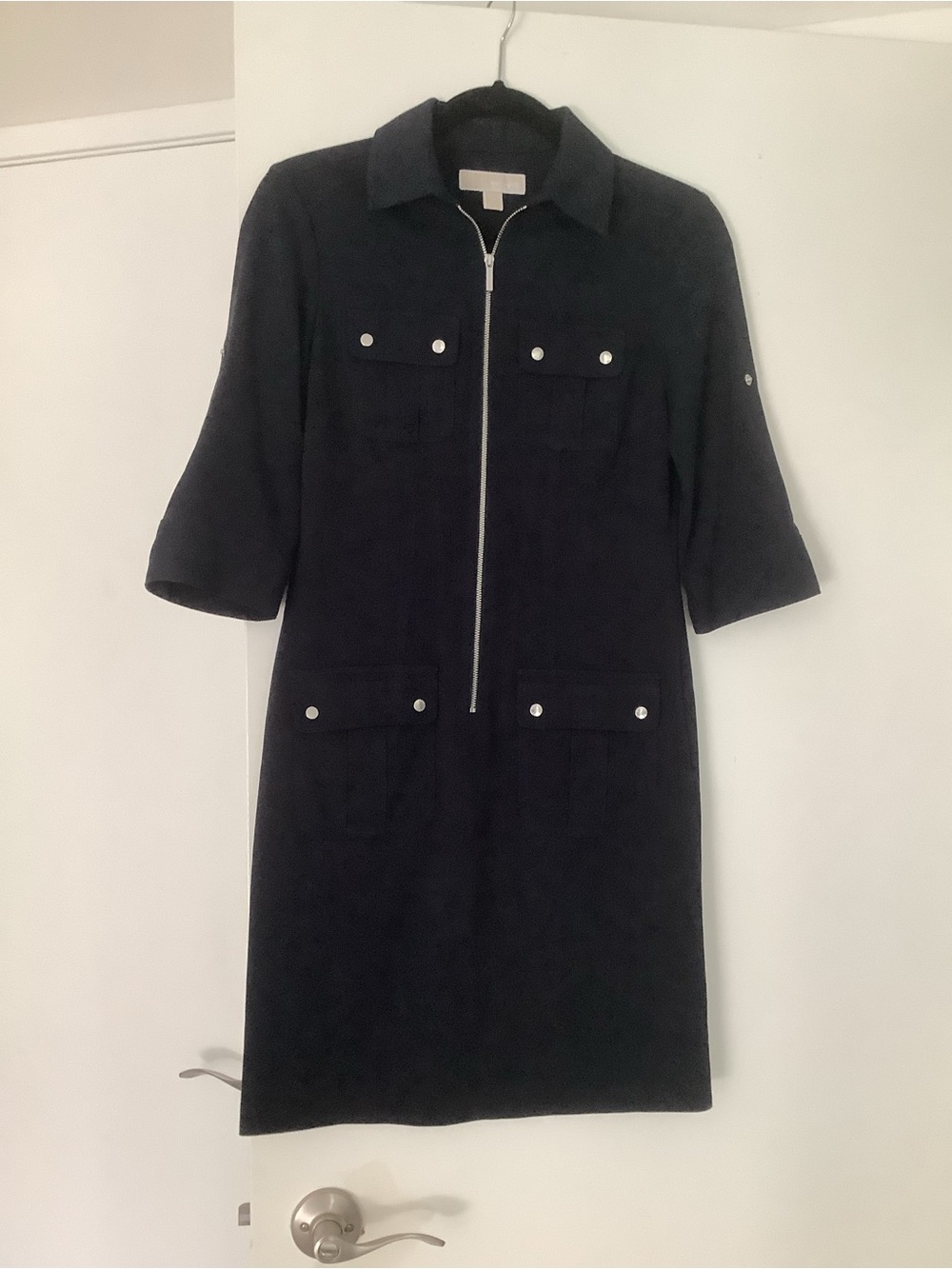 Michael Kors black uniform style dress, size P